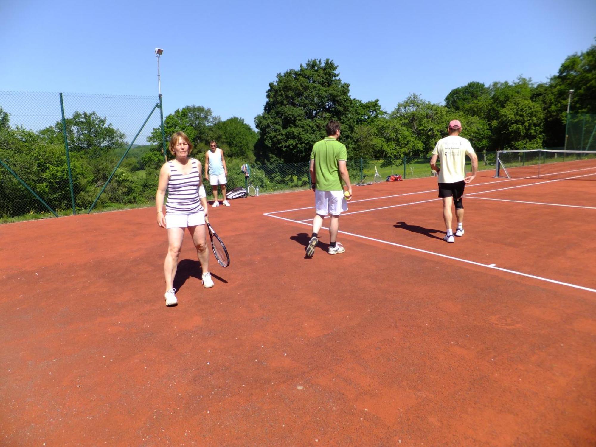 La Vache Tennis Prive Crux-la-Ville Bagian luar foto